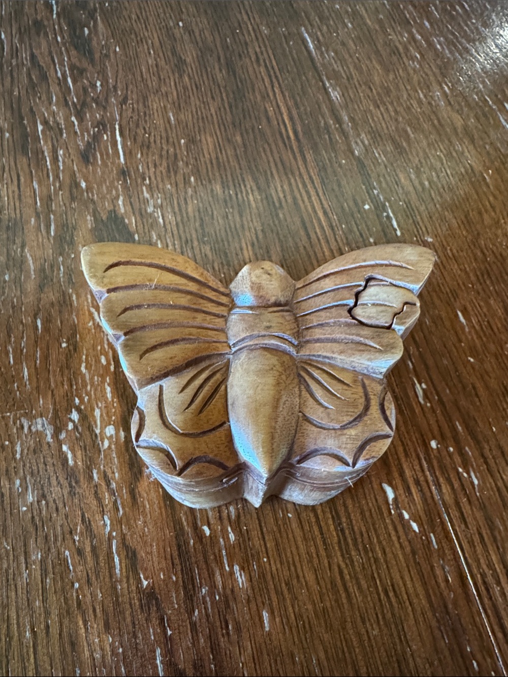 Wooden puzzle butterfly